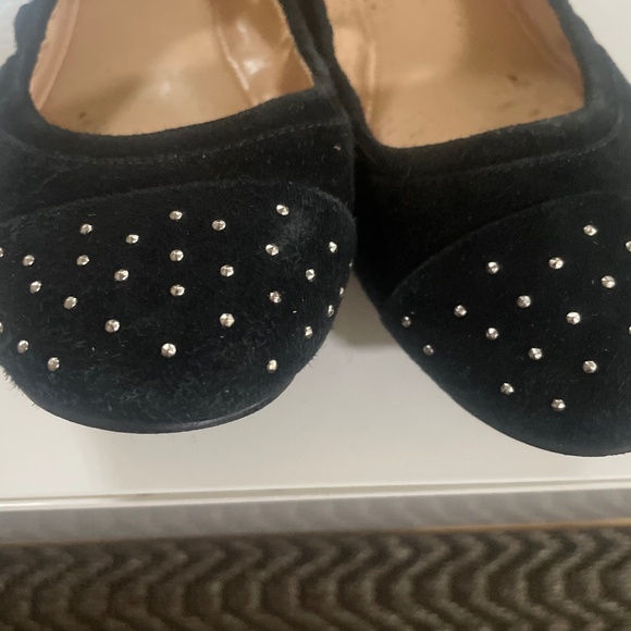Cole Haan  7.5 black suede ballet loafers - Picture 2 of 4